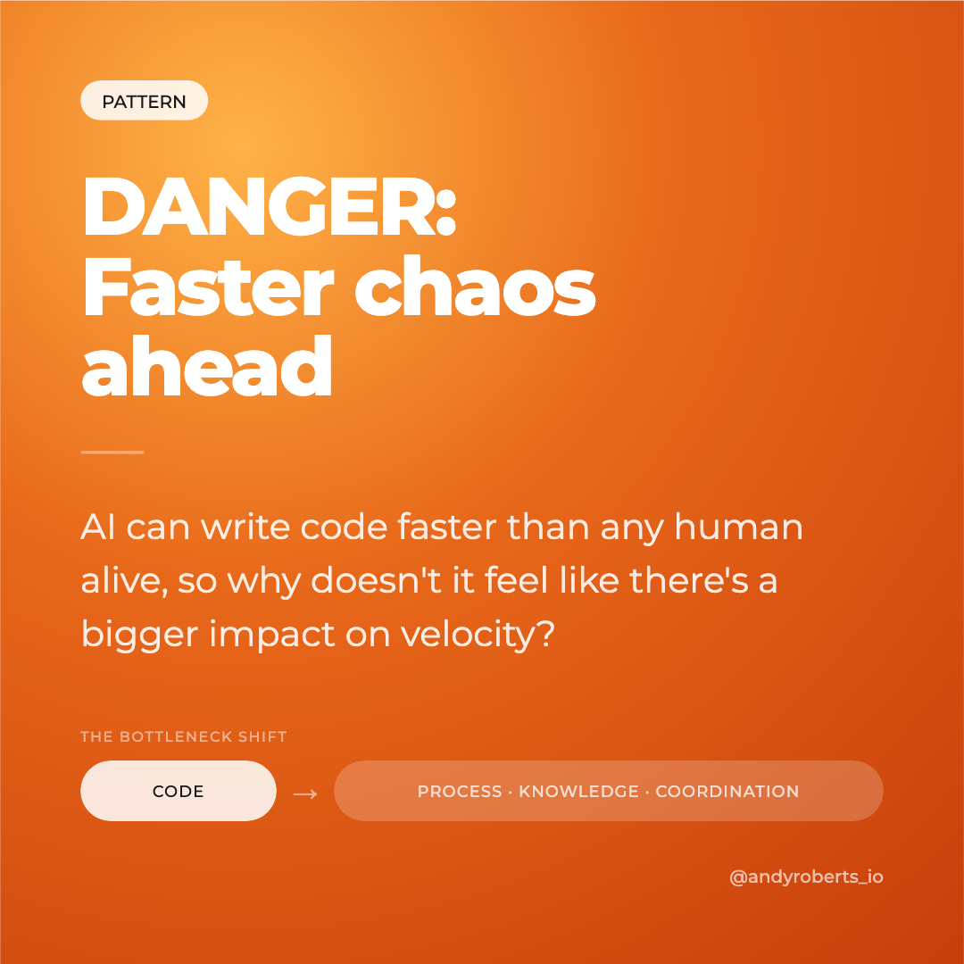 DANGER: Faster Chaos Ahead