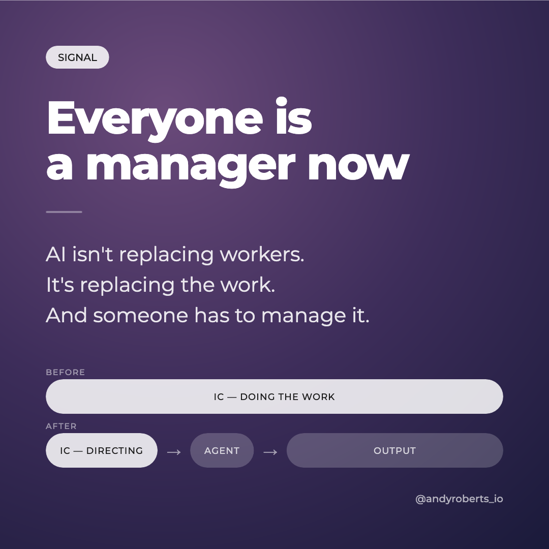 Everyone is a manager now